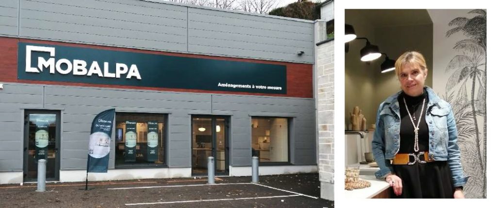 Sophie Perinetti, nouvelle adhérente Mobalpa à Lons-le-Saunier dans le Jura