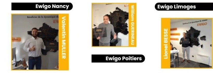 Des franchisés renouvellent leur confiance en Ewigo pour 6 ans de plus