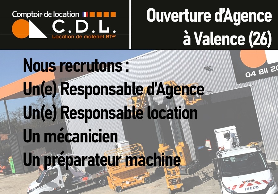 Réseau Comptoir de Location : Nouvelle ouverture à Valence