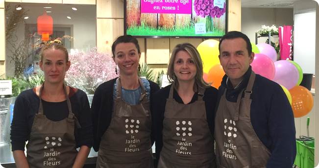Sandrine Bouillard, franchisée Le Jardin des Fleurs
