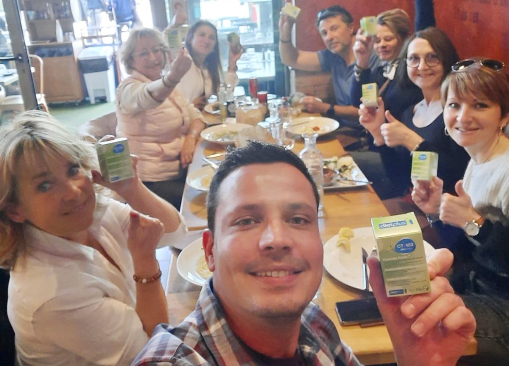 Des franchisés dietplus se réunissent pour un déjeuner d’échanges !