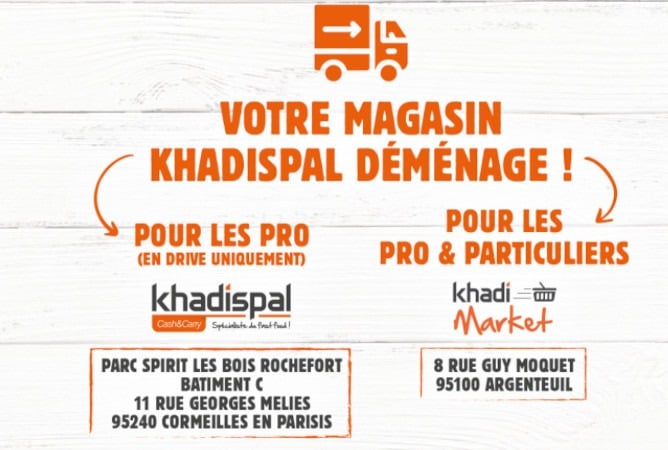 Nouveau local pour le magasin Khadispal de Sartrouville