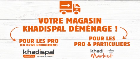 Nouveau local pour le magasin Khadispal de Sartrouville
