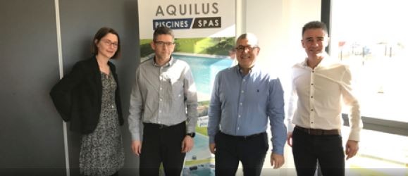 Jean-Baptiste et Perrine Fueyo, franchisés Aquilus à Limoges