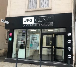 Façade franchise JFG clinic Montlucon