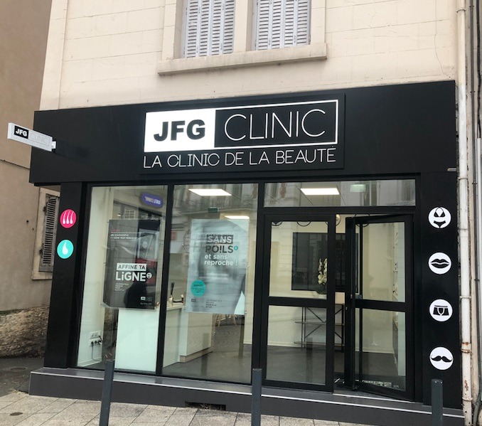 Façade franchise JFG clinic Montlucon