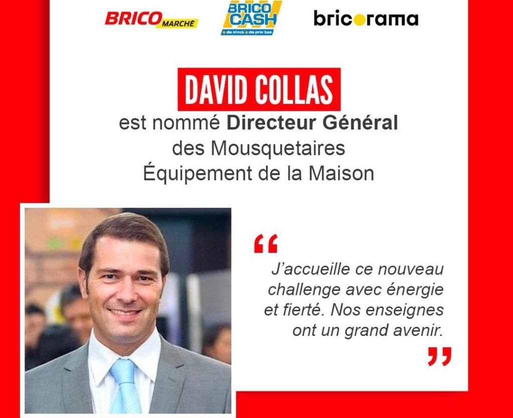 David Collas prend la Direction Générale de l’ITM Equipement de la Maison