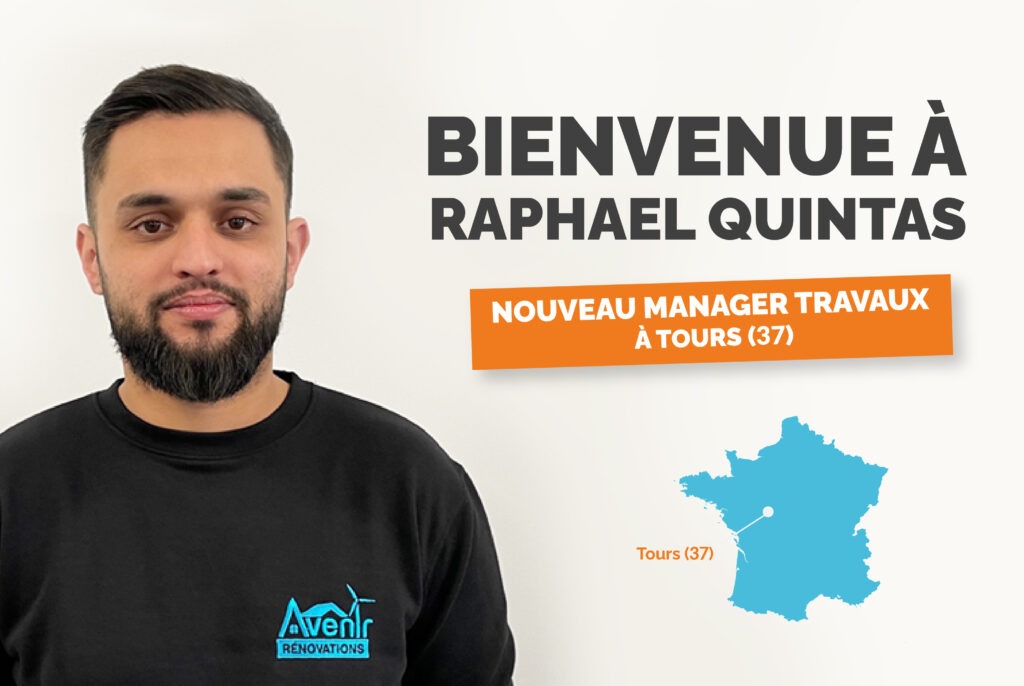 Raphaël Quintas, franchisé Avenir Rénovations à Tours