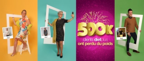 500 000 clients ont fait confiance à la franchise dietplus !