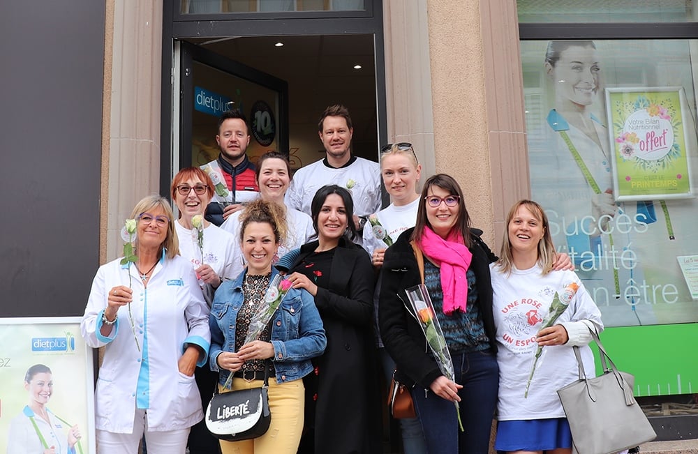 La franchise dietplus soutient la lutte contre le cancer