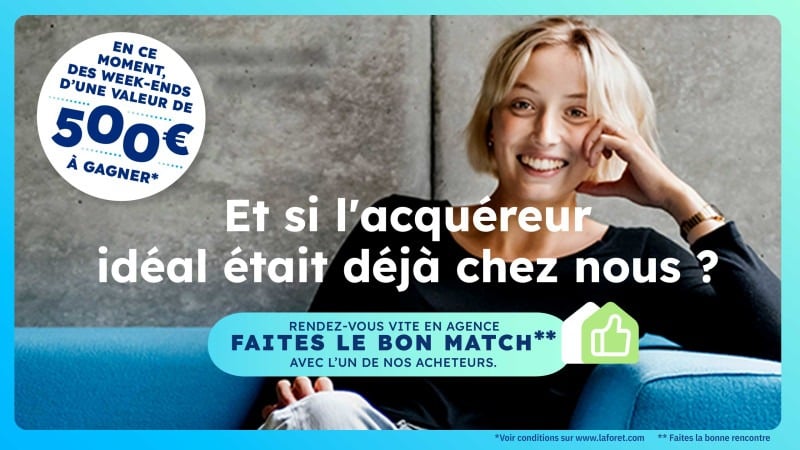 Laforêt lance un nouveau jeu « Faites le bon match »