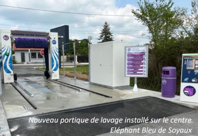 Nouveau centre de lavage Elephant bleu Soyaux