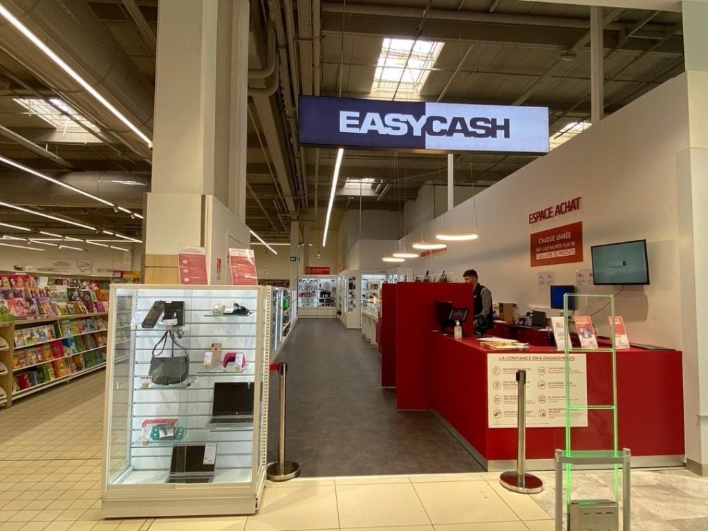 Shop in shop Easy Cash au sein de l’hypermarché de Noyelles-Godault (62)