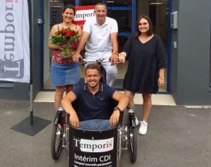 Marie Redais et Aurélien Ragon frranchisés Temporis Fontenay-le-Comte