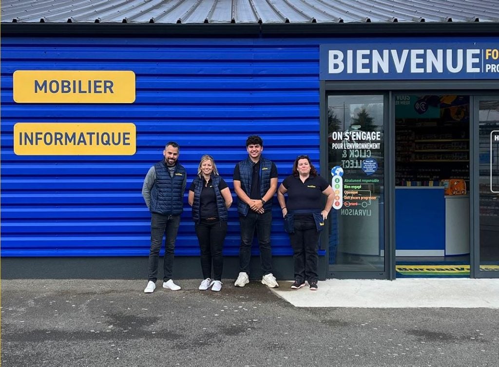 Damien Pêcheur, franchisé Bureau Vallée à Saint-Méen-le-Grand