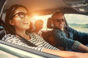 Départ en vacances en voiture, réseau Point S