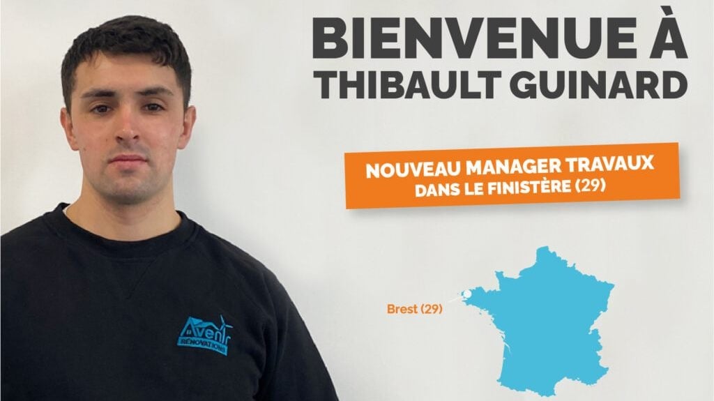 Thibault Guinard, franchisé Avenir Rénovations à Brest