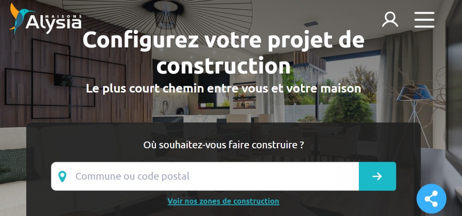 La plateforme internet de Maisons Alysia fait peau neuve