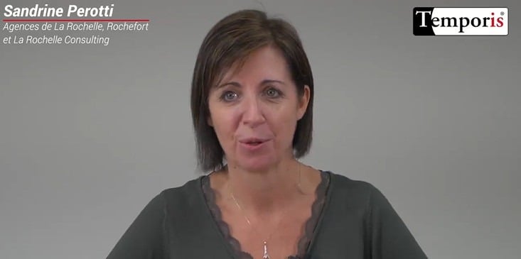 Sandrine Perroti, franchisée temporis à la rochelle