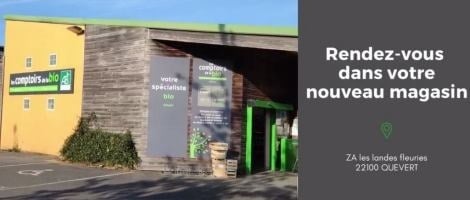 Le magasin Din’en Bio rejoint le réseau Les Comptoirs de la Bio