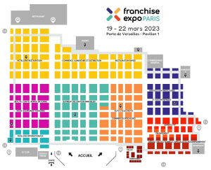 Franchise Expo Paris, organisé en 10 grandes zones