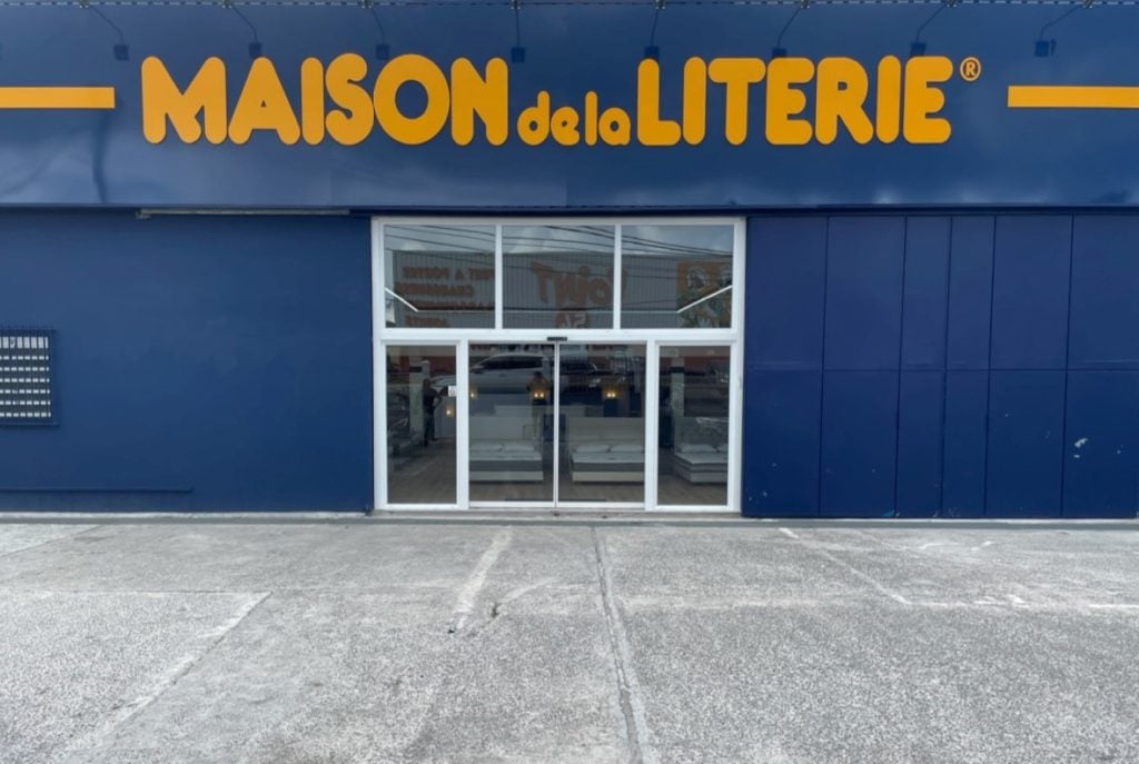 Devanture magasin Maison de La Literie de Guadeloupe