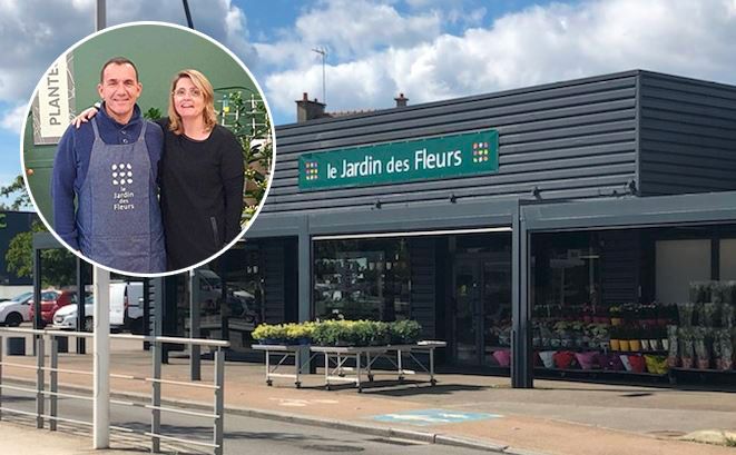 Sandrine et Sébastien Bouillard, franchisés le Jardin des Fleurs