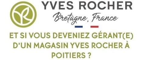 Yves Rocher recherche un(e) partenaire en Location-Gérance pour le magasin de Poitiers