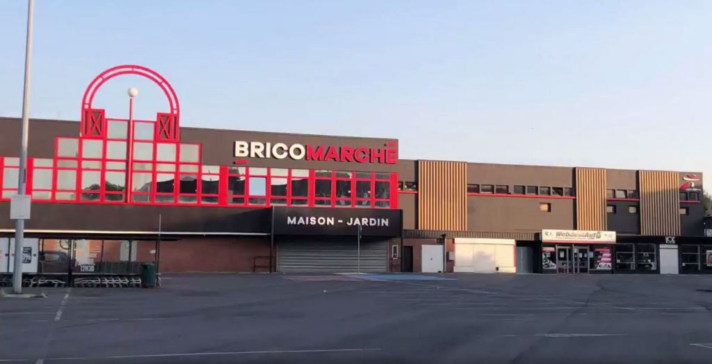 Devanture magasin Bricomarché de Cambrai