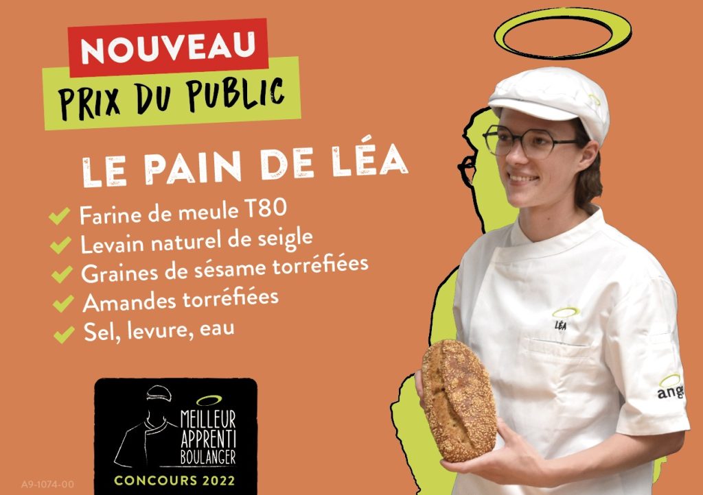 Léa Villarme, gagnante du Concours du Meilleur Apprenti Boulanger ANGE de France