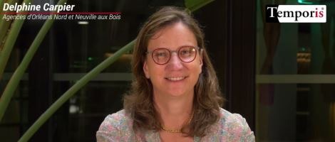 Portait de la franchisée Temporis, Delphine Carpier