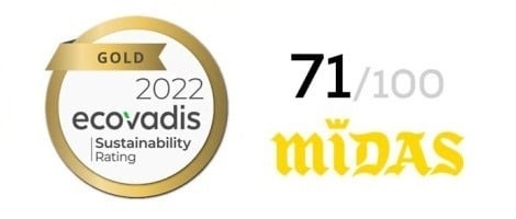 Midas décroche la médaille d’or EcoVadis et le label Enseigne responsable