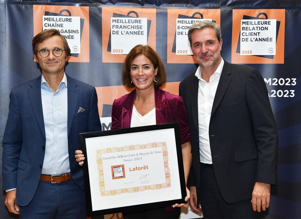 Trophée « Meilleure Chaîne de Magasins de l’Année », dans la catégorie « Immobilier » pour Laforêt