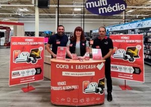 Nouveau corner Easy Cash dans l’hypermarché Cora de Villers-Semeuse