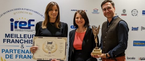 Les franchisés Temporis, Fanny et Fabrice Rossi, récompensés par l’IREF