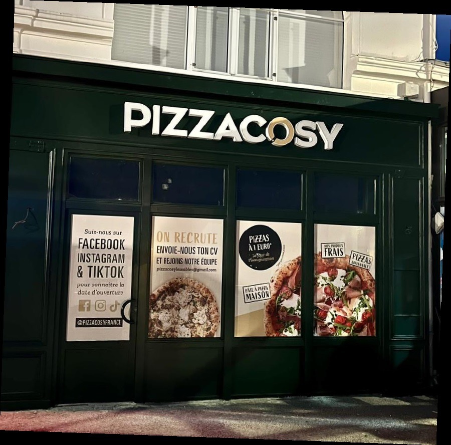 Devanture Pizza Cosy les Sables-d’Olonne