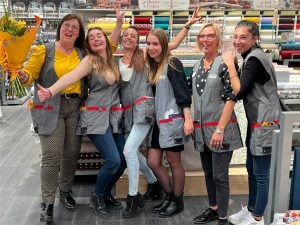 Equipe du magasin Mondial Tissus de Gap