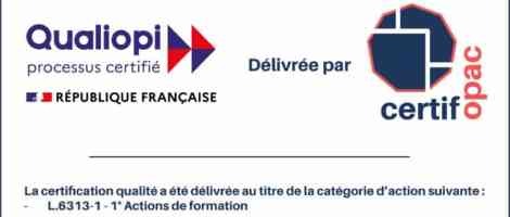France Hygiène Ventilation obtient la certification Qualiopi