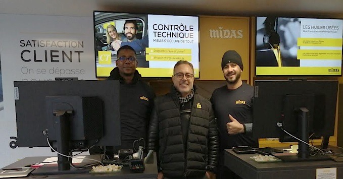 Equipe centre Midas Champigny-sur-Marne (94).