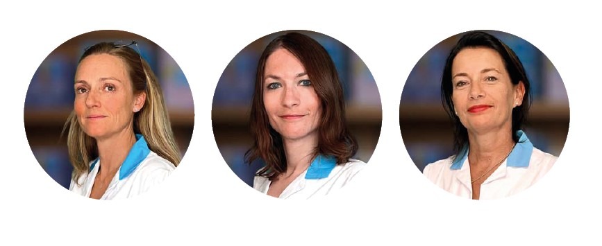 Nouvelles franchisées dietplus : Caroline Vautrelle, Marjorie Marty et Sophie Thaunay