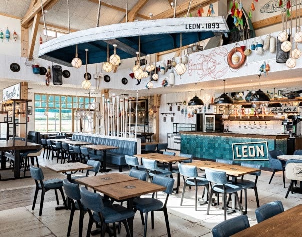 Intérieur restaurant Léon