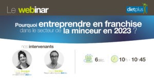 Participez au webinar de décembre de la franchise dietplus