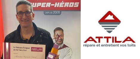François Cossard, franchisé Attila, décroche le Ruban d’argent de la franchise