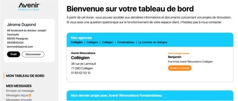 Avenir Rénovations développe un nouveau service en ligne