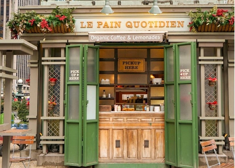 Devanture restaurant Le Pain Quotidien