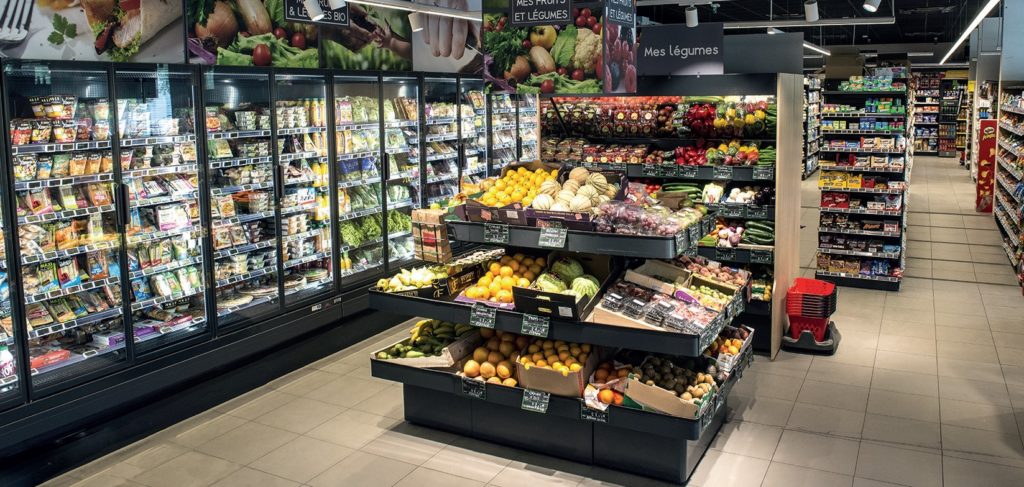 Intérieur magasin Coccinelle et Coccimarket