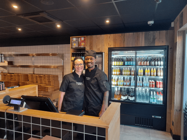 Camille Boucher et son compagnon Emmanuel Delestre