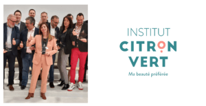 Lauren Georges aux côtés des autres lauréats lors de la cérémonie