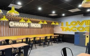 Intérieur restaurant Chamas Tacos