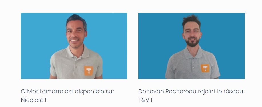 Olivier Lamarre et Donovan Rochereau , franchisés Tourne & Vis